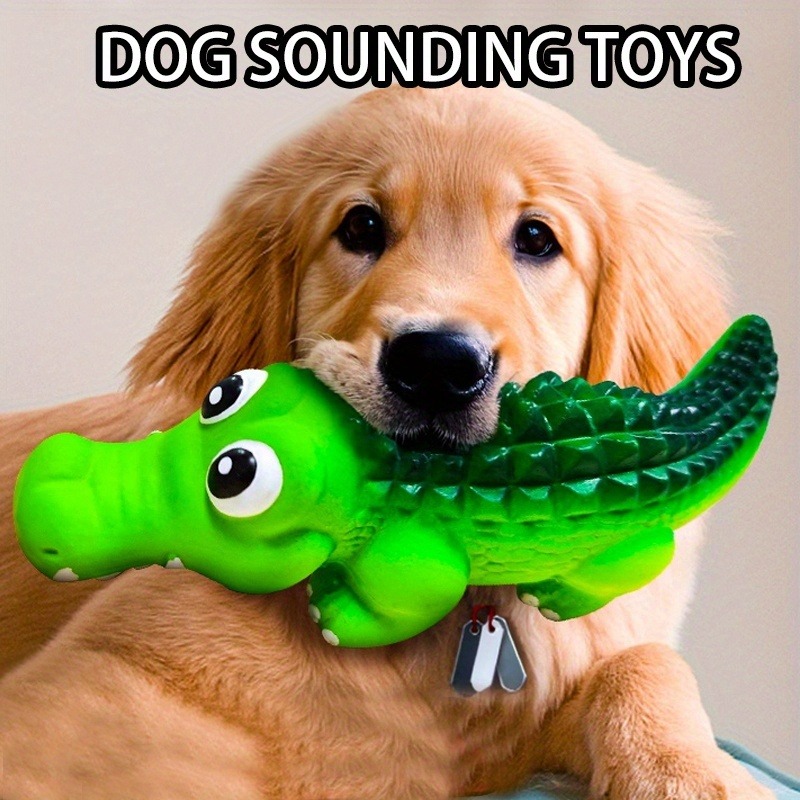 Indestructible Dog Chew Toy - 튼튼한 라텍스 씹는 장난감, 공격적인 물림을