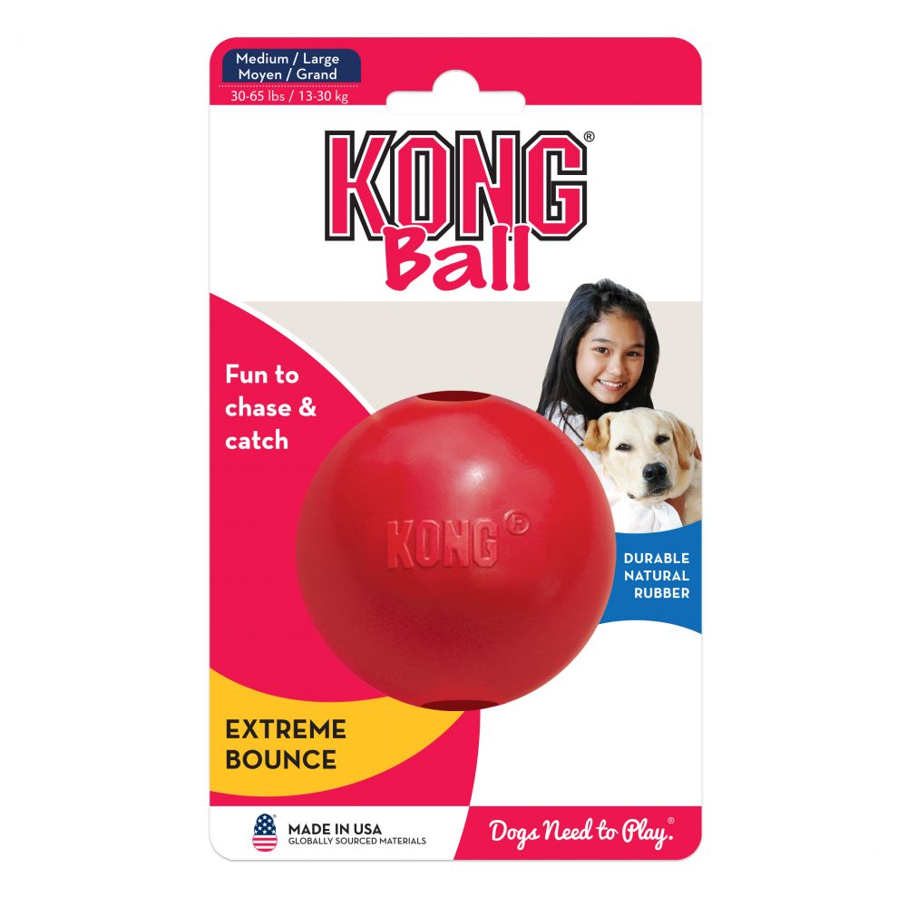 Indestructible Dog Chew Toy - 콩 공 개 장난감 M/L