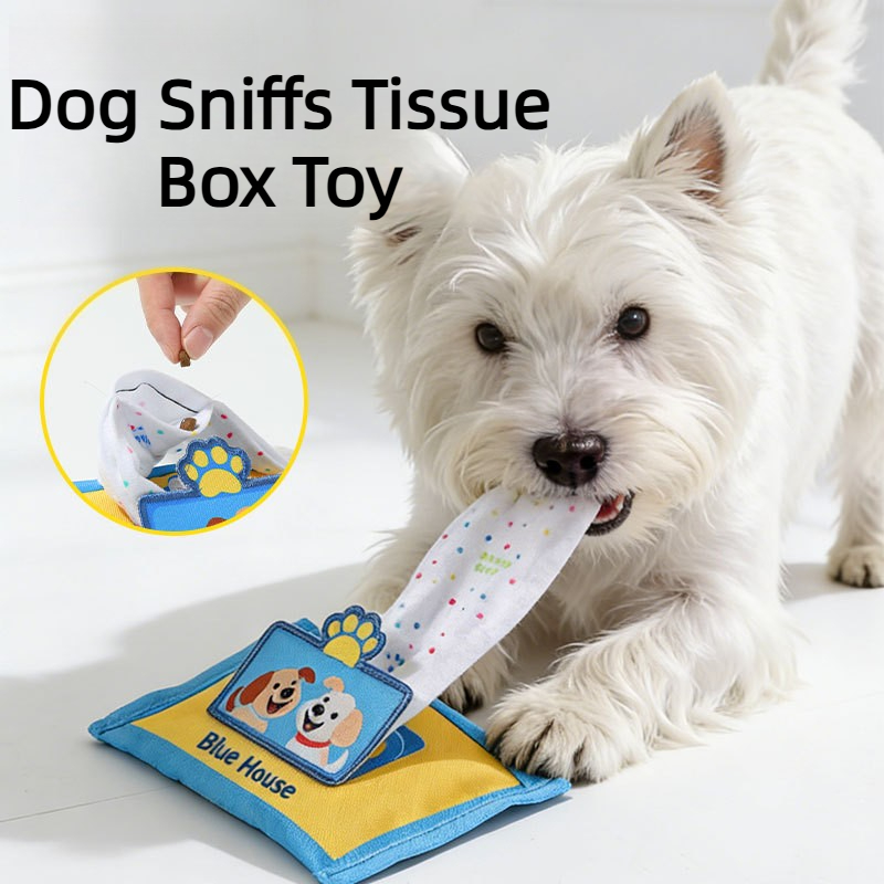 내구성 있는 찢어지지 않는 애완동물 노즈워크 티슈 박스 - Dog Puzzle Feeder Toy 리뷰 및 가격