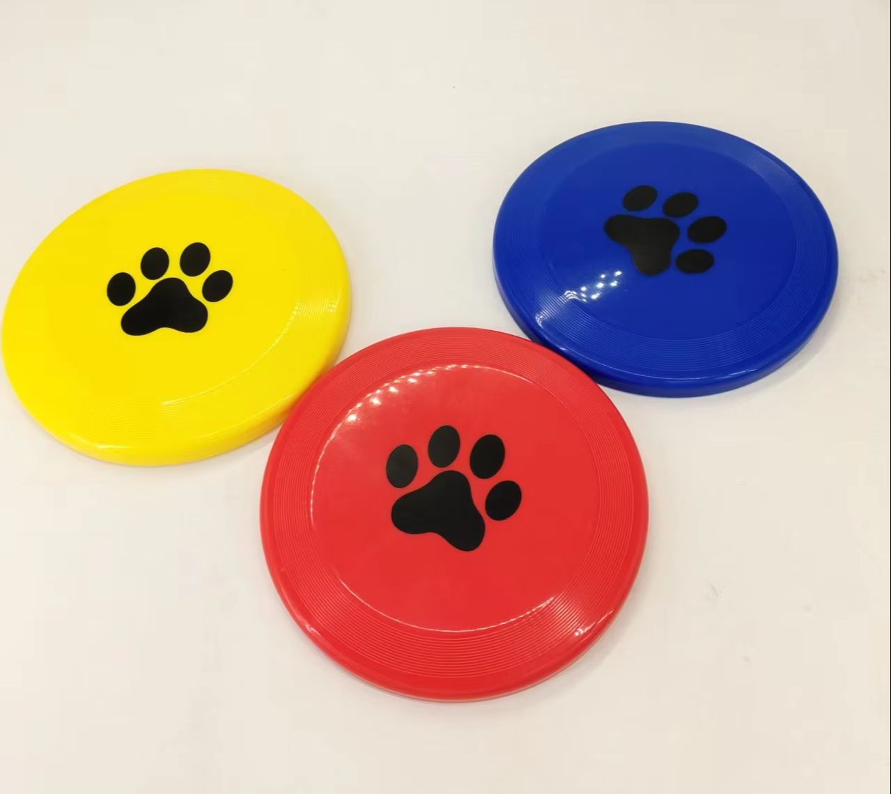 단단한 플라스틱 강아지 프리스비 발바닥 무늬 미끄럼 방 - Flying Disc Dog Training Toy 리뷰 및 가격