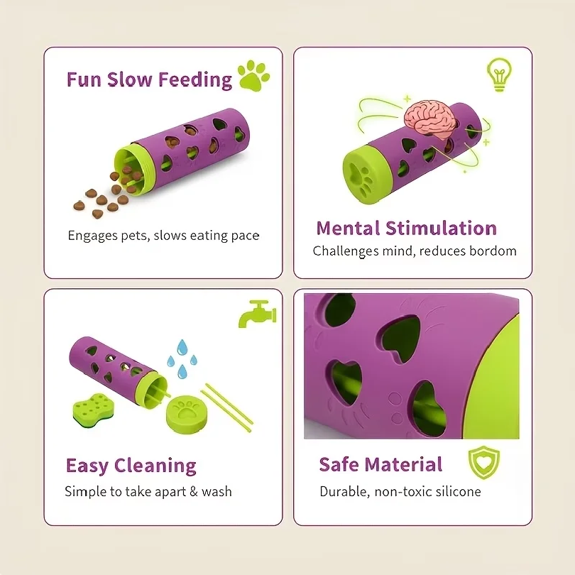 인터랙티브 탈부착 가능 반려동물 슬로우 급식기 간식 디 - Dog Puzzle Feeder Toy 리뷰 및 가격