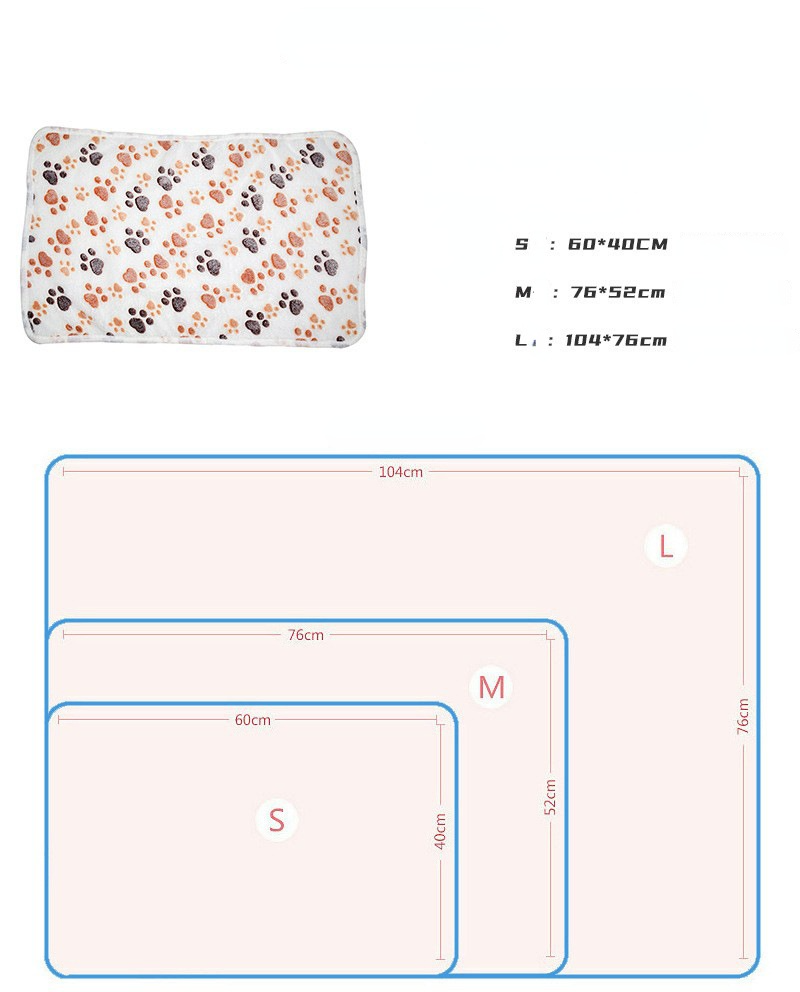 플란넬 두꺼운 반려동물 부드러운 양털 패드, 애완동물  - Pet Beds 리뷰 및 가격