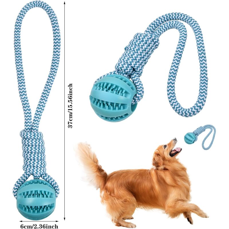 볼륨문 볼 온 로프 - 던지고 씹기 위한 튼튼한 강아지 - Indestructible Dog Chew Toy 리뷰 및 가격