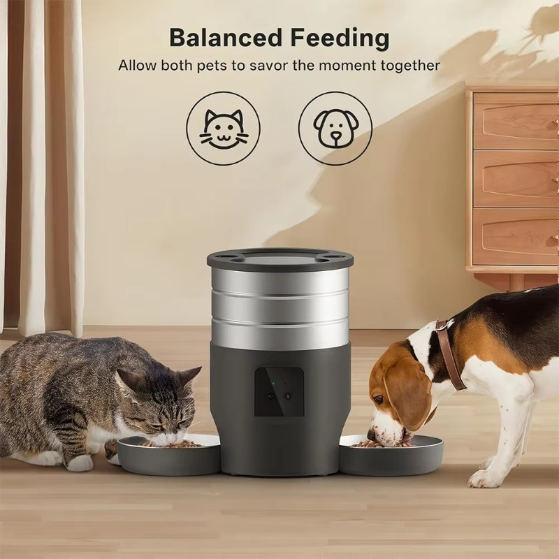 4.5L 자동 스마트 펫 급식기, 시간 및 양량 설정  - Pet Feeders 리뷰 및 가격