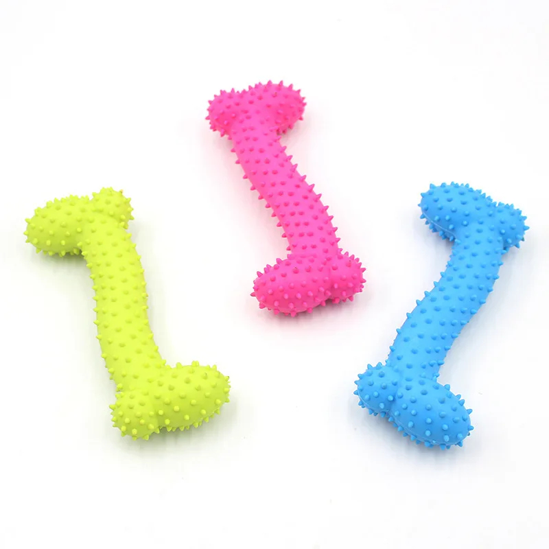 내구성 있는 애완동물 TPR 고무 뼈 장난감, 강아지  - Teeth Cleaning Dog Chew Bone 리뷰 및 가격