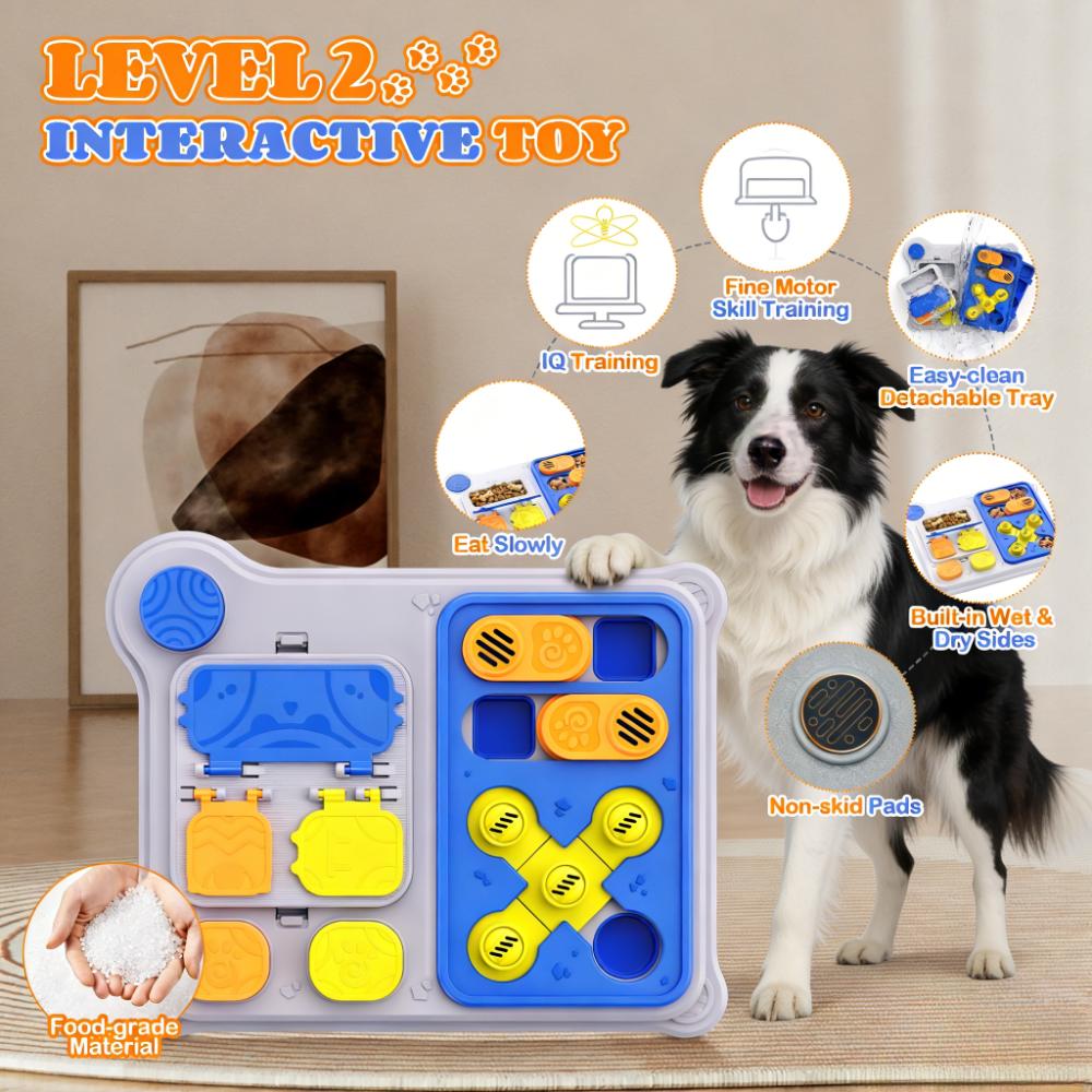 강아지 퍼즐 장난감 & 반려동물 급식기 - IQ 훈련용 - Dog Puzzle Feeder Toy 리뷰 및 가격